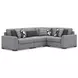 Bealton Salt and Pepper 4 Piece Sectional