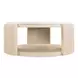 Westwood Light Brown and White Volakas Stone Top Cocktail Table