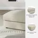Seyler Sand Oversized Accent Ottoman