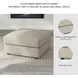 Seyler Sand Oversized Accent Ottoman