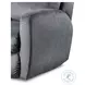Primo Cyber Space Charcoal Power Headrest Wall Hugger Recliner with SoCozi Massage