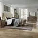 Americana Farmhouse Dusty Taupe and Black 9 Drawer Dresser with Mirror