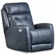 Bank Shot Horizon Leather Power Recliner with Power Headrest and USB Charging