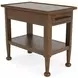 Calhoun Whiskey Oak Rectangular Chairside Table