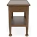 Calhoun Whiskey Oak Rectangular Chairside Table