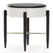 Madera Walnut and Opal Ash 1 Drawer Accent Nightstand