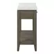 Edison Brownstone and White Marble Top Server