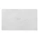 Edison Brownstone and White 64" Rectangular Marble Top Dining Table