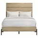 Newhall Vintage Oak Melamine Full Panel Bed