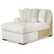 Chessington Ivory 3 Piece sectional with Double Chaise