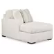 Chessington Ivory 3 Piece sectional with Double Chaise