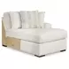 Chessington Ivory 3 Piece sectional with Double Chaise