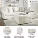 Chessington Ivory 2 Piece Sectional with RAF Chaise