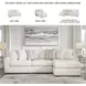Chessington Ivory 2 Piece Sectional with RAF Chaise