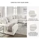 Chessington Ivory 4 Piece Sectional with LAF Chaise