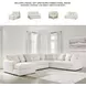 Chessington Ivory 4 Piece Sectional with LAF Chaise