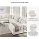 Chessington Ivory 4 Piece Sectional with RAF Chaise