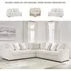 Chessington Ivory 3 Piece Sectional