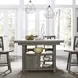 Harvest Fields Gray and Sandstone 5 Piece Extendable Gathering Dining Set