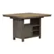 Harvest Fields Gray and Sandstone 7 Piece Extendable Gathering Dining Set