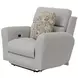 Chappy Linen Power Lay Flat Recliner
