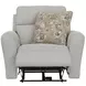 Chappy Linen Power Lay Flat Recliner