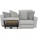 Chappy Pebble Power Lay Flat Reclining 83" Sofa