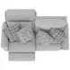 Chappy Pebble Power Lay Flat Reclining 83" Sofa