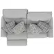 Chappy Pebble Power Lay Flat Reclining 83" Sofa