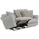 Chappy Linen Power Lay Flat Reclining 83" Sofa