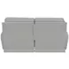 Chappy Linen Power Lay Flat Reclining 83" Sofa