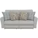 Chappy Linen Power Lay Flat Reclining 83" Sofa
