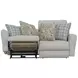 Chappy Linen Power Lay Flat Reclining 83" Sofa
