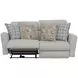 Chappy Linen Power Lay Flat Reclining 83" Sofa