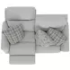 Chappy Pebble Power Lay Flat Reclining 76" Loveseat