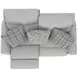 Chappy Pebble Power Lay Flat Reclining 76" Loveseat