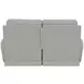 Chappy Linen Power Lay Flat Reclining 76" Loveseat