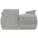 Chappy Linen Power Lay Flat Reclining 76" Loveseat