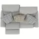 Chappy Linen Power Lay Flat Reclining 76" Loveseat