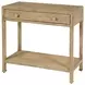 Como Natural Rectangular Console Table