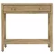 Como Natural Rectangular Console Table