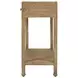 Como Natural Rectangular Console Table