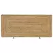 Como Natural Rectangular Console Table