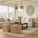 Como Natural Accent Stool