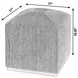 Como Natural Accent Stool