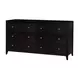 Dana Antique Coffee 6 Drawer Dresser