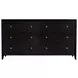 Dana Antique Coffee 6 Drawer Dresser