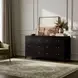 Dana Antique Coffee 6 Drawer Dresser