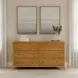 Dana Natural 6 Drawer Dresser