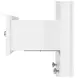 Dana Smooth White 2 Drawers Nightstand